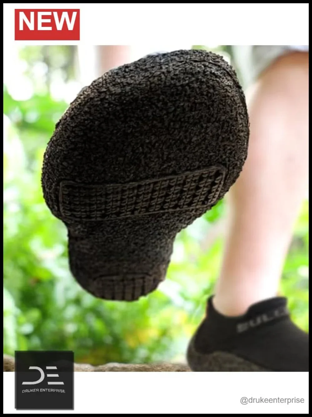 Men's Slipper Socks with Grip, Hiking Water Shoes for Outdoor Walking